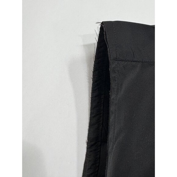 Phoebe Philo Cutoff Button Up Shirt in Black Technical Fabric - Picture 7 of 9